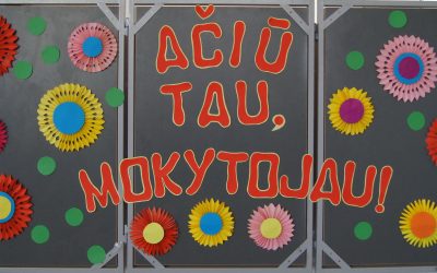 AKIMIRKOS IŠ MOKYTOJŲ DIENOS ŠVENTĖS